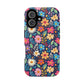 Bespattered Facade Colorful Flowers Impact-Resistant Case