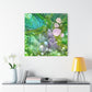 Bespattered Facade Resin Petri Macro Photograph Stretched Matte Canvas Art Prints | Multiple Sizes