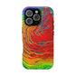 Bespattered Facade Rainbow Vortex Impact-Resistant Case