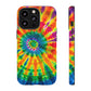 Bespattered Facade Rainbow Tie Dye Tough Case