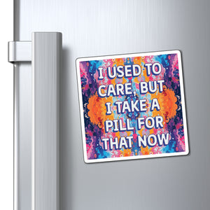 Bespattered Facade "I Used to Care" Refrigerator Magnet