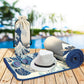Hokusai The Great Wave Oversized Beach Towel - Microfiber, Quick-Dry