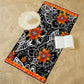 Laurel Burch Orange Blossoms Oversized Beach Towel - Microfiber, Quick-Dry
