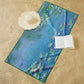 Monet Water Lilies Oversized Beach Towel - Microfiber, Quick-Dry