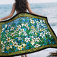 Tiffany Field of Lilies Oversized Beach Towel - Microfiber, Quick-Dry