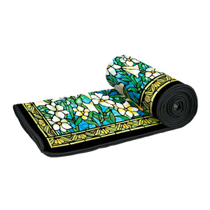 Tiffany Field of Lilies Oversized Beach Towel - Microfiber, Quick-Dry
