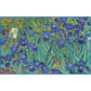 van Gogh Irises Oversized Microfiber Beach Towel – Lightweight, Quick-Dry
