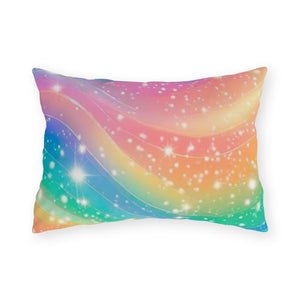Bespattered Facade Rainbow Skies UV-Resistant Outdoor Pillows | 4 Sizes