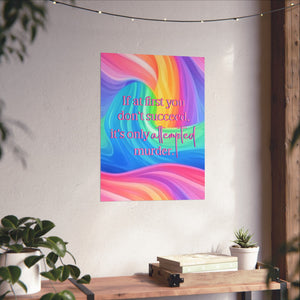 Bespattered Facade "If at First You Don't Succeed..." Giclée Archival Matte Paper Prints