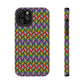 Bespattered Facade Rainbow Chevron Tiles Impact-Resistant Case