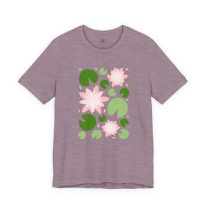 Water Lillies Bella Canvas Unisex Jersey Short Sleeve Tee