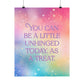 Bespattered Facade Treat Yourself Pastel Rainbow Giclée Archival Matte Paper Prints