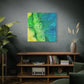 Bespattered Facade Resin Petri Macro Photograph Stretched Matte Canvas Art Prints | Multiple Sizes