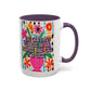 Bespattered Facade Flower Vase Floral Mug | Eight Colors | 11oz or 15oz