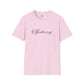 Bespattered Facade Black Fancy Indoorsy Colorful Unisex Softstyle T-Shirt