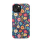 Bespattered Facade Colorful Flowers Impact-Resistant Case