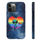 Bespattered Facade Rainbow Extraterrestrial Pride Tough Case