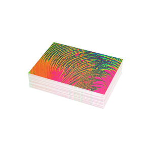 Bespattered Facade Neon Puddle Postcards (no envelopes) | Sets of 10, 30, or 50