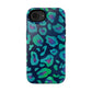 Bespattered Facade Emerald Leopard Impact-Resistant Case