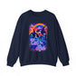Bespattered Facade Whimsical "Eat the Rich" Orcas Unisex Heavy Blend™ Crewneck Sweatshirt