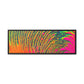 Bespattered Facade Neon Puddle Framed Canvas Art Print | 3 Frame Colors | Multiple Sizes