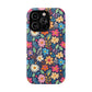 Bespattered Facade Colorful Flowers Impact-Resistant Case
