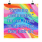 Bespattered Facade "Swearing is Unattractive" Giclée Archival Matte Paper Prints