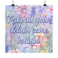 Bespattered Facade May All Your Delulu Come Trululu Pastel Floral Giclée Archival Matte Paper Prints