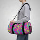 Bespattered Facade Flower Power Duffel Bag | 2 Sizes