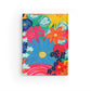 Bespattered Facade Bold Florals Hardcover Notebook - Unlined (Blank) Pages