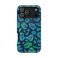 Bespattered Facade Emerald Leopard Impact-Resistant Case