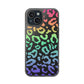 Bespattered Facade Bright Rainbow Leopard Clear Case