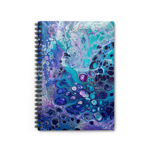 Bespattered Facade Galaxy Spiral Notebook - Lined Pages