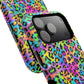 Bespattered Facade Candy Coated Neon Leopard MagSafe Tough Case