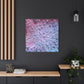 Bespattered Facade Resin Petri Macro Photograph Stretched Matte Canvas Art Prints | Multiple Sizes
