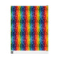 Bespattered Facade Rainbow Brushstrokes Wrapping Paper | Three Sizes | Glossy or Matte