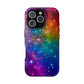 Bespattered Facade Rainbow Universe Impact-Resistant Case