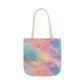 Bespattered Facade Pastel Dreams Canvas Tote Bag | 3 Sizes and 5 Strap Colors