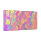 Bespattered Facade Fluid Art Abstract Painting Stretched Matte Canvas Art Prints | Multiple Sizes