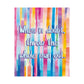 Bespattered Facade "When in Doubt, Throw the Whole Man Out" Pastel Rainbow Giclée Archival Matte Paper Prints