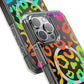 Bespattered Facade Watercolor Rainbow Leopard MagSafe Clear Impact Case