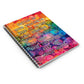 Bespattered Facade Rainbow "Keep the Magic Alive" Spiral Notebook - Lined Pages