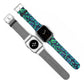 Bespattered Facade Emerald Leopard Faux-Leather Smart Watch Band