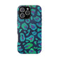 Bespattered Facade Emerald Leopard Impact-Resistant Case
