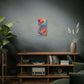 Bespattered Facade Fluid Art Abstract Painting Stretched Matte Canvas Art Prints | Multiple Sizes
