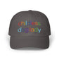 Childless Dog Lady Rainbow Embroidered Classic Cap (10 Hat Colors)