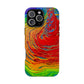 Bespattered Facade Rainbow Vortex Impact-Resistant Case