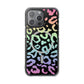 Bespattered Facade Pastel Rainbow Leopard MagSafe Clear Impact Case
