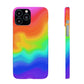 Bespattered Facade Rainbow Heat Map Snap Case