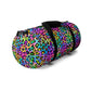Bespattered Facade Candy Coated Neon Leopard Duffel Bag